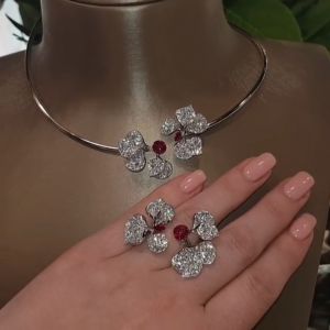 Flower Jewellery Set