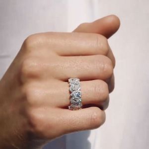 Halo Pear Cut Half Eternity Engagement Band For Women's Jewelry