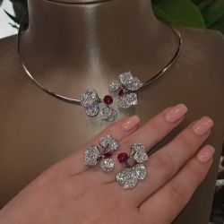 Flower Jewellery Set