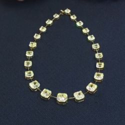 Yellow Sapphire Necklace