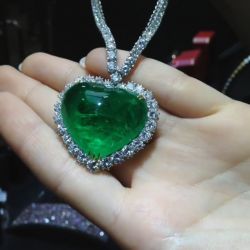 Halo Heart Cut Pendant Necklace