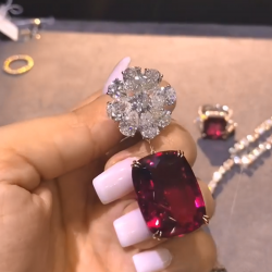 Cushion cut Earrings