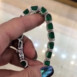 Classic Emerald Tennis Bracelet