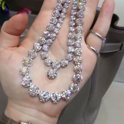 Round Cut Pendant Necklace