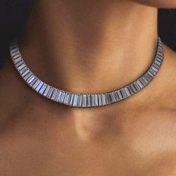 Baguette Tennis Necklace