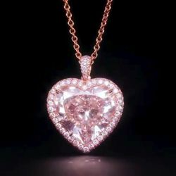 Rose Gold Heart Necklace