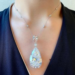 Pear Pendant Necklace