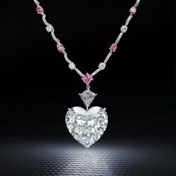 Elegant Heart Shaped Pendant Necklace
