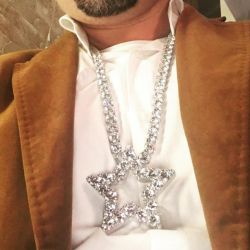 Round Cut Star Design Pendant Necklace