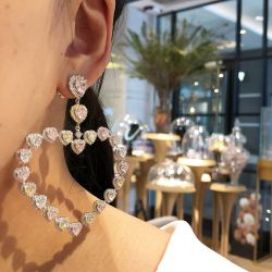 Love Hearts Hoop Earrings