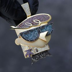 Dexter Colored Pendant Necklace