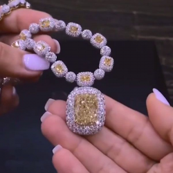 Double Halo Necklace